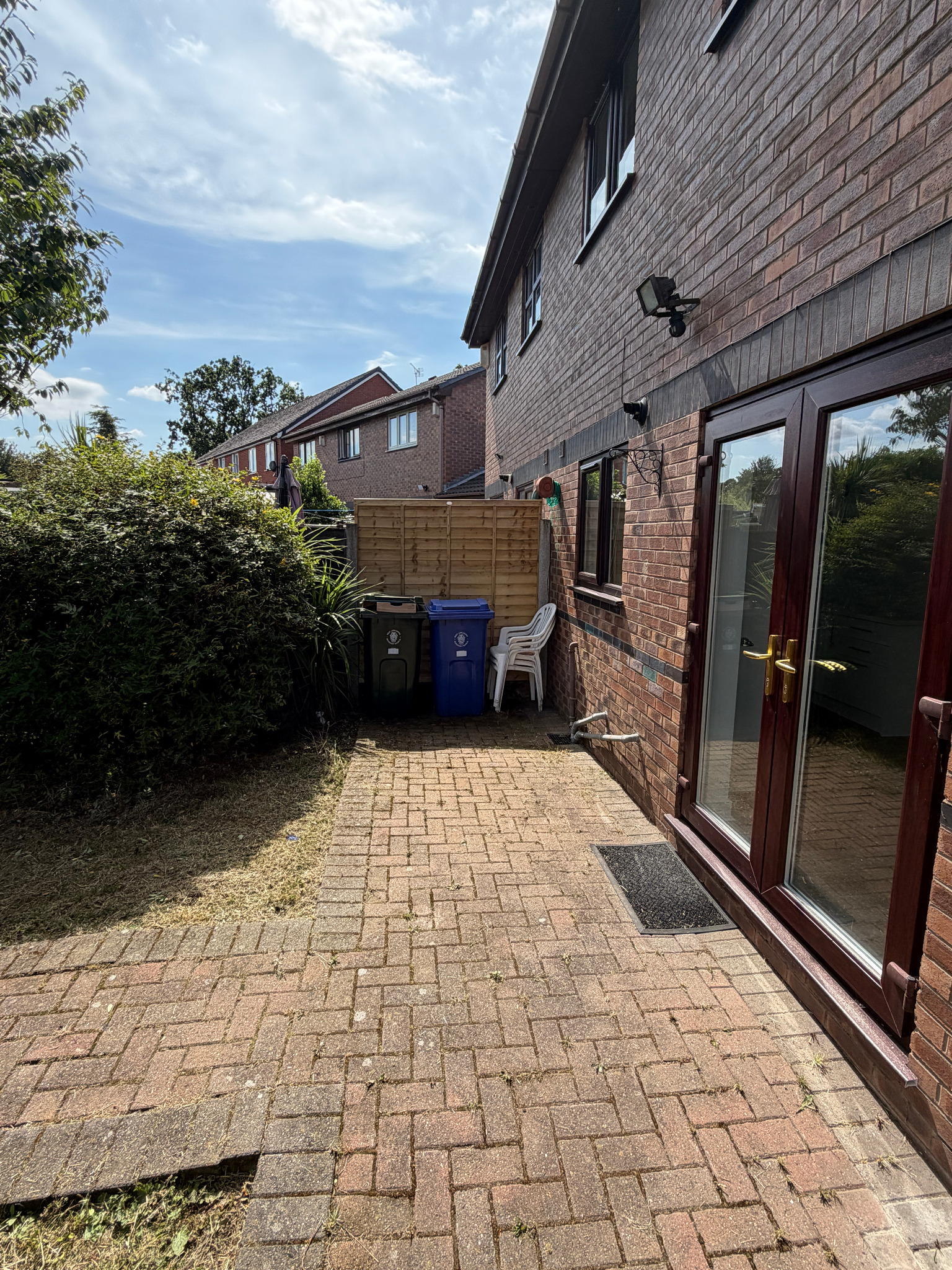 Patio / garden area – cleared by Parallel Property Services