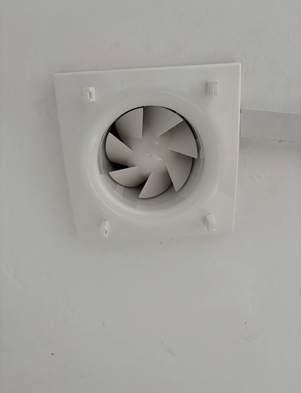 Bathroom extractor fan – front by Parallel Property Services