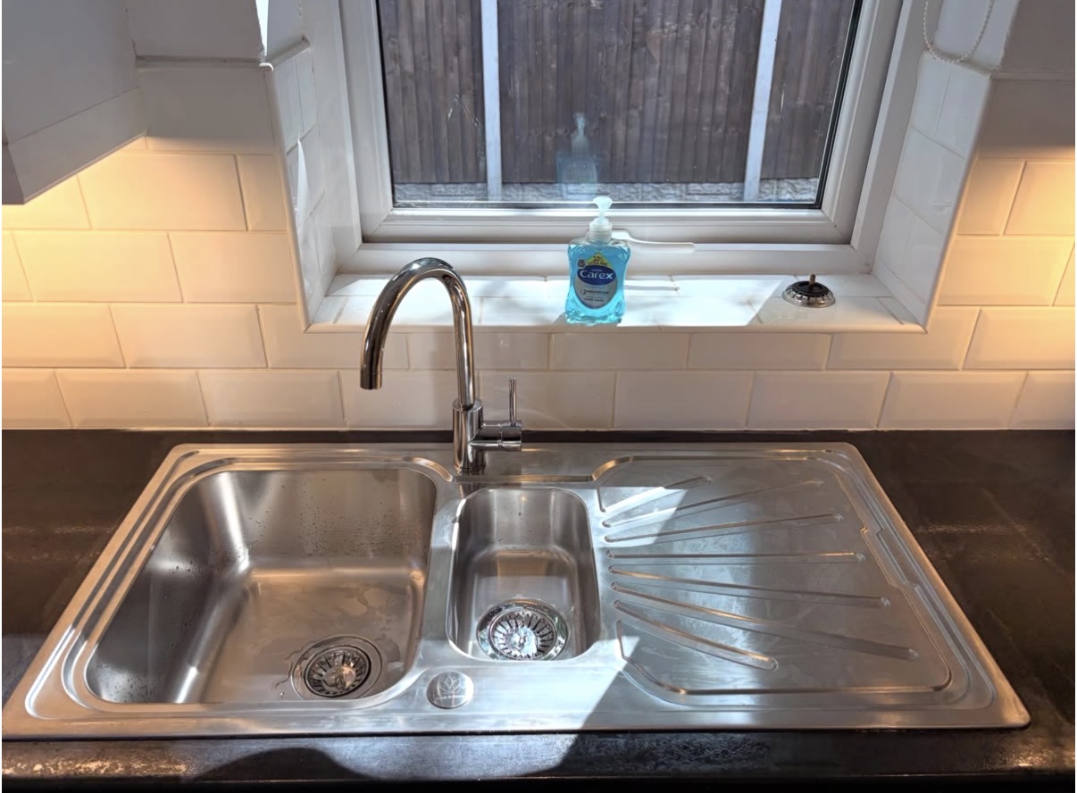 Kitchen sink & tap by Parallel Property Services